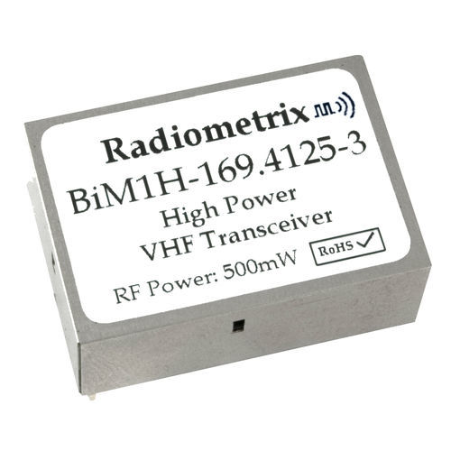 Transceptor rádio - BiM1H series - Radiometrix - VHF / de telemetria / de rastreamento