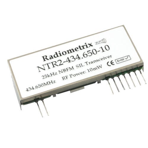 Transceptor rádio - NTR2 series - Radiometrix - FM / UHF / de telemetria