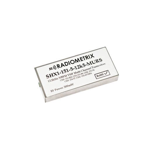 Transceptor RF - SHX1 series - Radiometrix - VHF / RS232 / de telemetria
