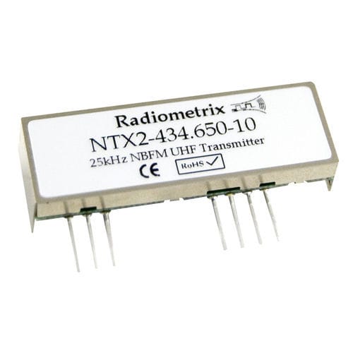 Transmissor de rádio FM - NTX2 - Radiometrix - UHF / sem fio / de dados