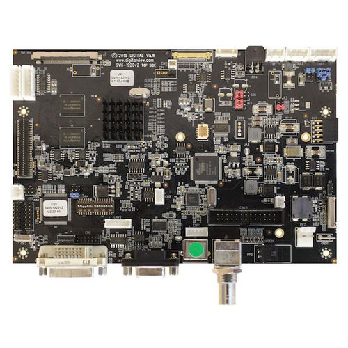 Placa controladora LCD - HE-1920v2 - Digital View - RS-232 / LVDS / VGA