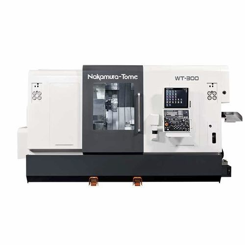 Torno CNC - WT-300 - Nakamura-Tome Precision Industry - de dois fusos / 48 ferramentas / com duas torres
