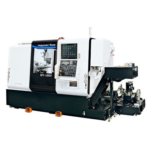 Torno CNC - WY-100V - Nakamura-Tome Precision Industry - de dois fusos / com duas torres / de alta precisão