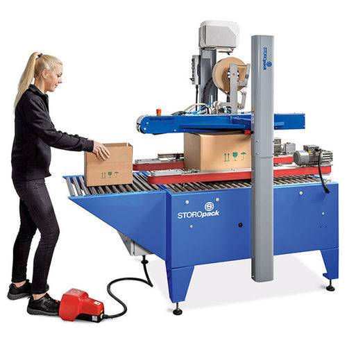 Máquina fechadora de caixas fita adesiva - COMFORT.CLOSE - Storopack - semiautomática