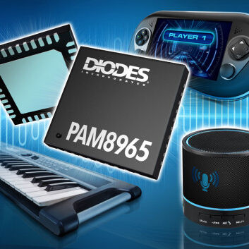 Amplificador de áudio - PAM8965 - Diodes Incorporated - sonoro / de potência / de comutação