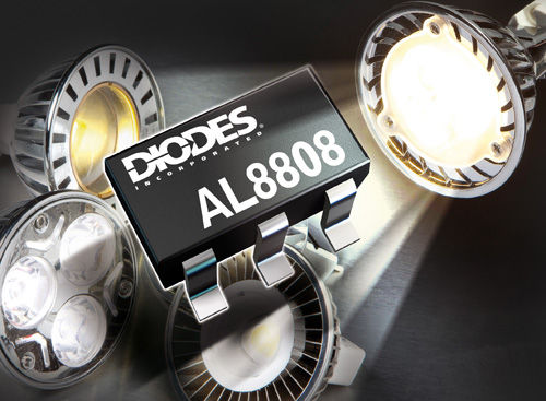 Driver de LED dimerizável - 30 V, 1 A | AL8808 - Diodes Incorporated