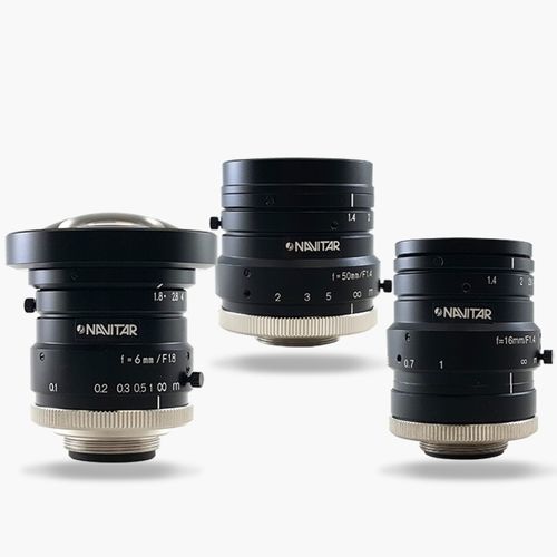 Objetiva de câmera com zoom - NMV series - Navitar - grande angular / de visão industrial / com resolução em megapíxels