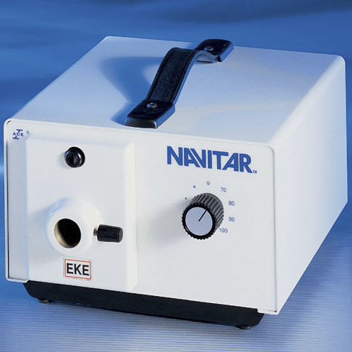 Fonte de luz com lâmpada halógena - 8-61172 - Navitar - branca / compacta / para fibra óptica