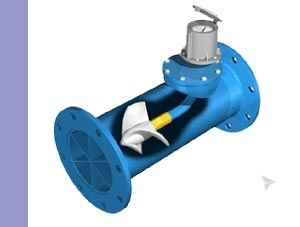 Medidor de vazão de hélice - Mc Propeller - McCrometer - volumétrico / para líquidos / em linha