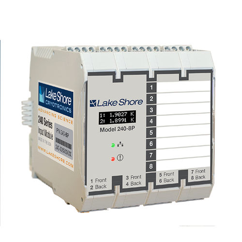 Módulo de entrada analógico - 240 series - Lake Shore Cryotronics, Inc. - MODBUS / com 2 entradas / de 8 E