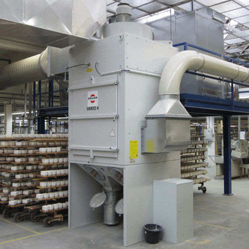 Coletor de pó com filtro - VARIO eco Series - Keller Lufttechnik GmbH + Co. KG - limpeza a jato pulsado / para a indústria farmacêutica / modular