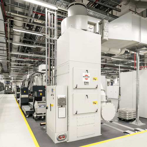 Coletor de névoa de óleo - ENA Series - Keller Lufttechnik GmbH + Co. KG - com meio filtrante