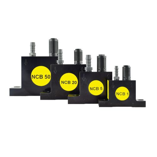 Motovibrador pneumático - NCB series - Netter Vibration - rotativo / de esfera / para tremonha