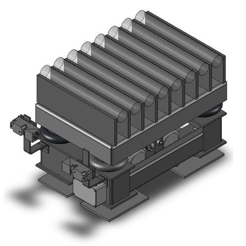 Mesa vibratória para fundição - VTR series - Netter Vibration - para concreto fresco