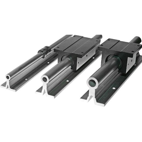 Eixo-árvore em alumínio - LMSC series - LM76 Linear Motion Bearings - de precisão / oco / suportado