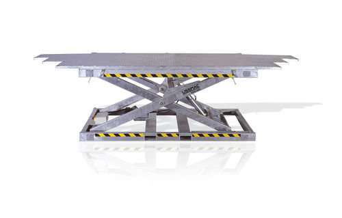 Plataforma elevatória tipo tesoura fixa - MAB 2002 - LISSMAC Maschinenbau GmbH - hidráulica