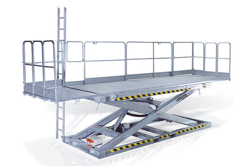 Plataforma elevatória tipo tesoura fixa - MAB 3002 - LISSMAC Maschinenbau GmbH - hidráulica