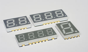 Display de LED - Plus Opto - alfanumérico / de 7 segmentos / de 4 dígitos