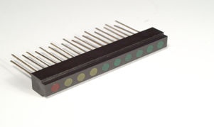 Indicador de barra móvel de LED - LA09B-10 Series - Plus Opto - para circuitos impressos