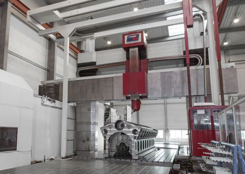Fresadora CNC de 3 eixos - PowerTec  - Waldrich Coburg - vertical / tipo ponte / com mesa móvel