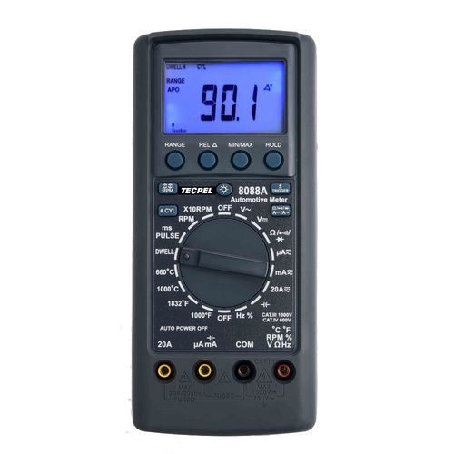 Multímetro digital - DMM-8088A - Tecpel  Co., Ltd. - portátil / 1000 V / 400 mA