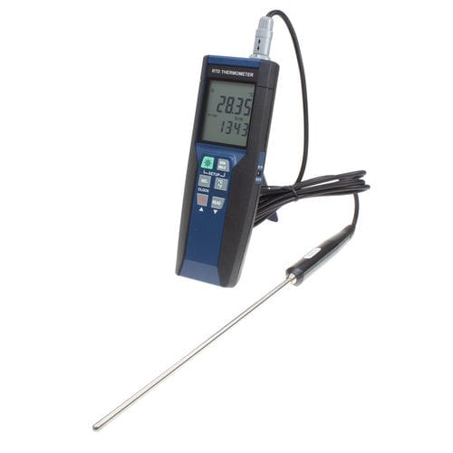 Termômetro com sensor - DTM-385 - Tecpel  Co., Ltd. - de resistência de platina / Pt100 / digital