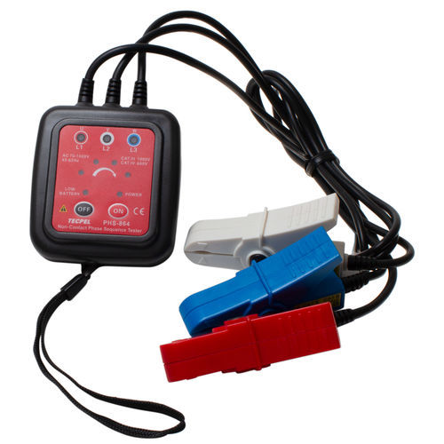 Testador de sequência de fases - PHS-864 - Tecpel  Co., Ltd. - de instalação elétrica / para cabos de alimentação