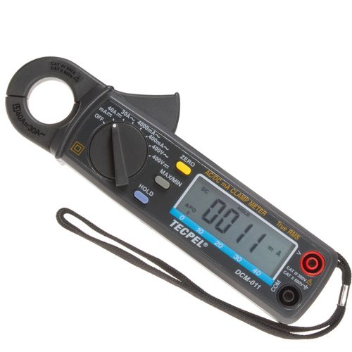 Multímetro tipo pinça digital - DCM-011 - Tecpel  Co., Ltd. - portátil / CAT III / de frequência