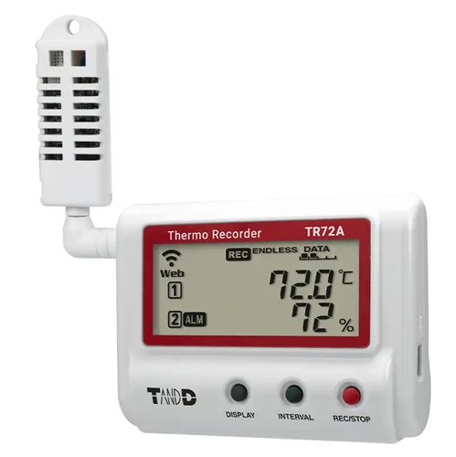 Registrador de dados de temperatura e umidade - TR-72A - Tecpel  Co., Ltd. - USB / bluetooth / com display LCD