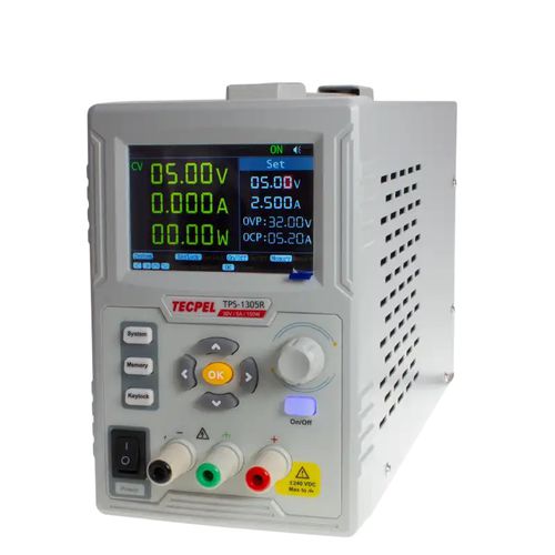 Fonte de alimentação elétrica de mesa - TPS-1305R - Tecpel  Co., Ltd. - CA/CC / com saída simples / com proteção para sobrecargas
