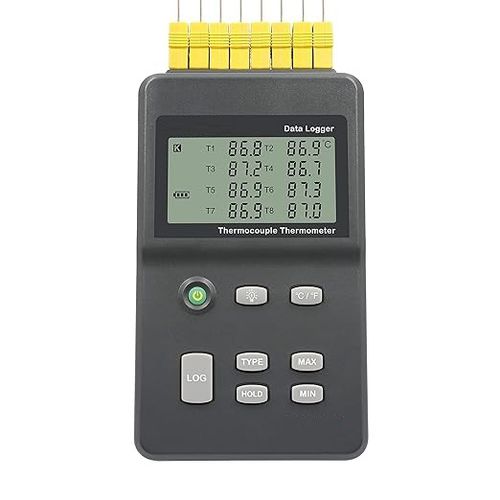 Registrador de dados de temperatura - DTM-T8 - Tecpel  Co., Ltd. - USB / NTC / com display LCD