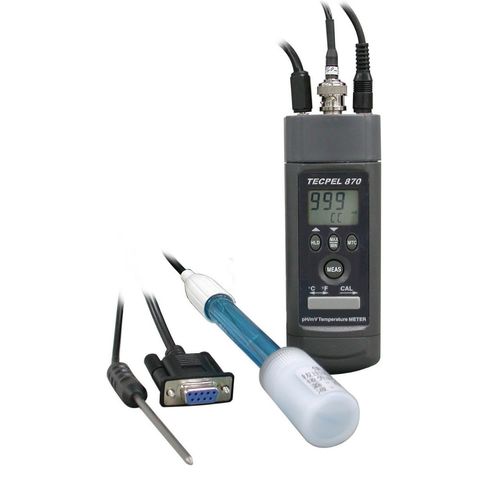 Medidor de pH portátil - PH-870 - Tecpel  Co., Ltd. - de processo / digital