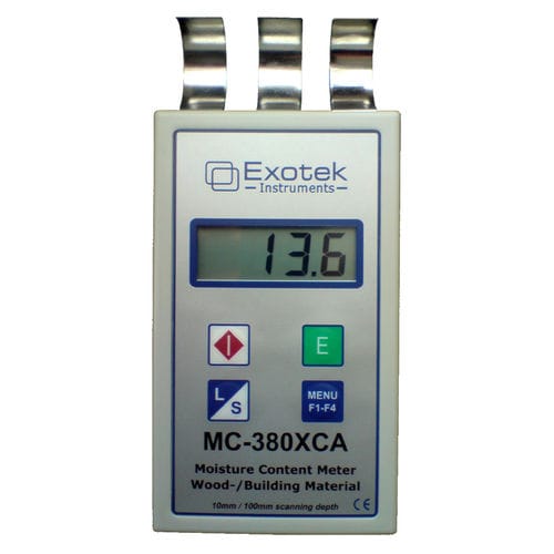 Higrômetro para madeira - MC-380XCA - Exotek Instruments - para materiais de construção / dielétrico / com visor digital