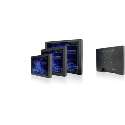 Monitor LCD - WM Series - TL Electronic - com tela sensível ao toque resistiva / industrial / 19"