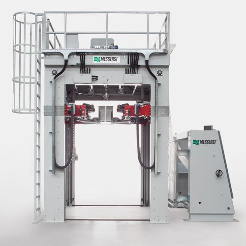 Aplicadora de filme automática - MH3 - MESSERSI' PACKAGING - com filme estirável / para paletes / para a indústria de alimentos e bebidas