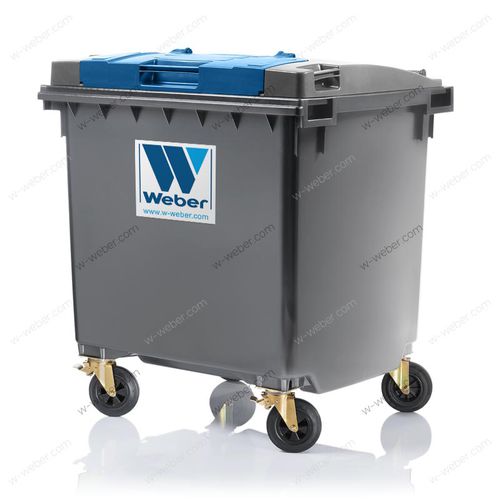Contêiner de lixo em PEAD - MGB 1100 L FL LIL - Weber GmbH & Co. KG Abfallbehaelter & Container - para resíduos urbanos / para resíduos domésticos / para papel