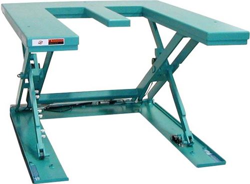 Mesa elevatória com tampo em E - E-Lift - Lift Products - tipo tesoura / hidráulica / estacionária