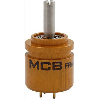 Potenciômetro monovolta - PP12 SR series - Vishay MCB industrie - manual / analógico / de plástico condutivo