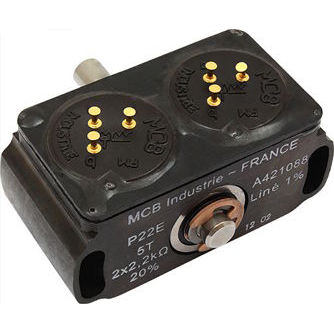 Potenciômetro multivolta - P22R series - Vishay MCB industrie - manual / analógico / de plástico condutivo