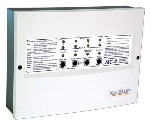 Painel de comando de alarme de incêndio - 1.5 A, 24 - 230 V | MC series - MAVILI ELEKTRONIK - de área convencional