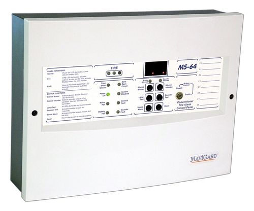 Painel de comando de alarme de incêndio - MS-64 series - MAVILI ELEKTRONIK - de área convencional