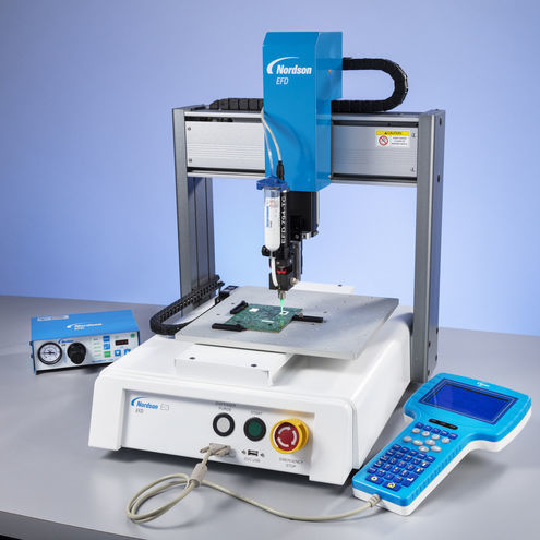 Robô cartesiano - E series - Nordson EFD - de 3 eixos / de dosagem / de bancada