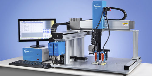 Robô tipo pórtico - GVPlus - Nordson EFD - de 3 eixos / de dosagem / de alta precisão