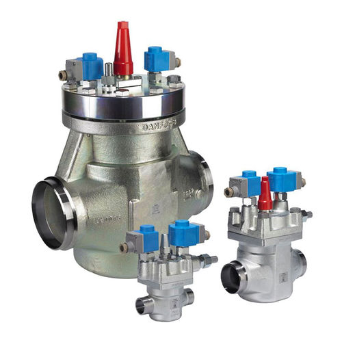 Válvula solenoide de ação indireta - ICLX series - DANFOSS Refrigeration & Air Conditioning - de 2 vias / normalmente fechada / para gás