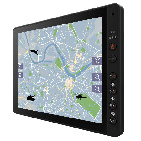 Painel PC LCD - FM12E-VML - Winmate, Inc. - com retroiluminação LED / com touch screen / 12,1"