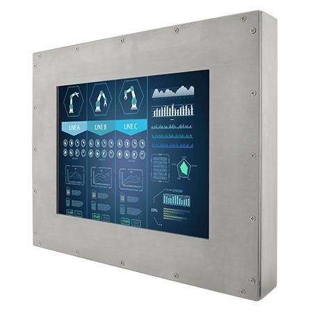 Monitor com tela sensível ao toque resistiva - R10L100-67T2ST - Winmate, Inc. - para máquinas industriais / para aplicações químicas / para linha de produção alimentar