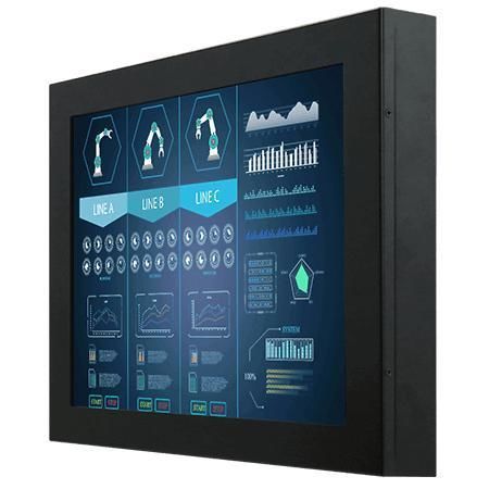 Monitor LCD - R15L600-CHC3 - Winmate, Inc. - com tela sensível ao toque resistiva / para máquinas industriais / para interface HMI