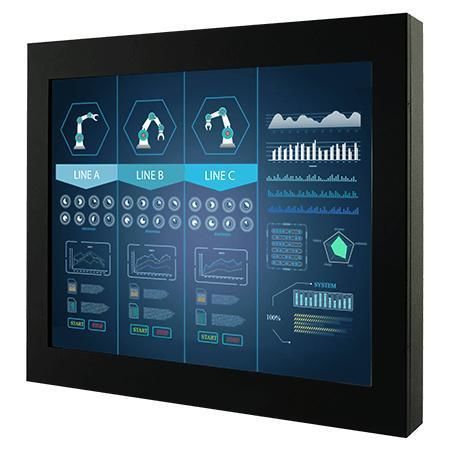 Monitor com touch screen - R15L100-CHA3 - Winmate, Inc. - com tela sensível ao toque resistiva / com tecnologia capacitiva projetada / com tela sensível ao toque capacitiva PCAP