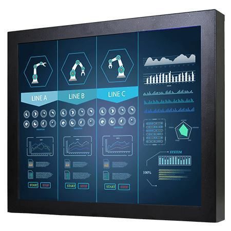 Monitor com tela sensível ao toque resistiva - R15L100-CHA3WT - Winmate, Inc. - 15" / 1024 x 768 / para montagem VESA