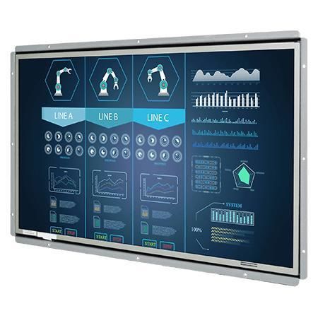 Monitor LCD - W18L100-OFA2 - Winmate, Inc. - com tela sensível ao toque resistiva / industrial / para máquinas industriais